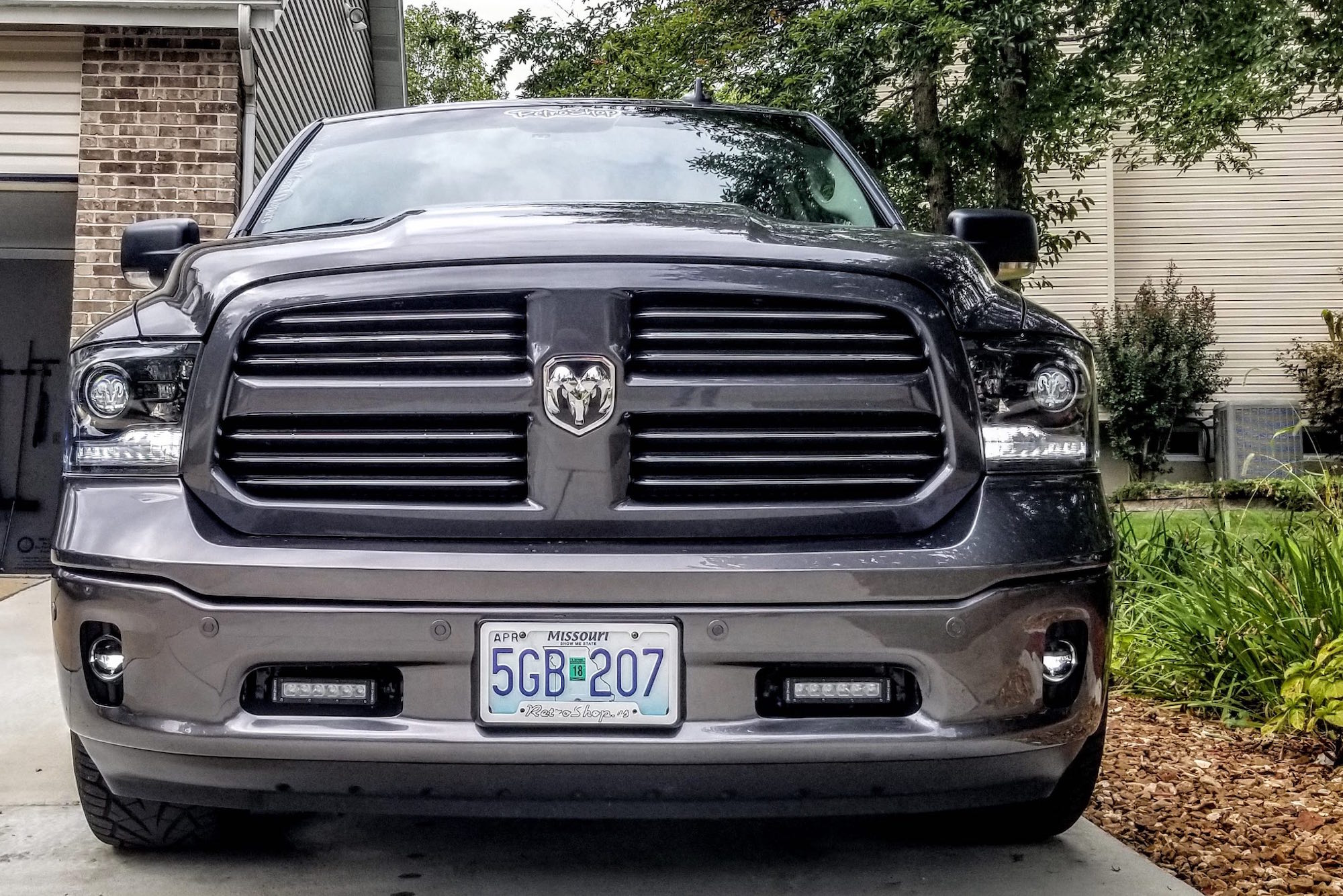 Dodge Ram Vertical Morimoto XB LED Projector Fog Lights LF291